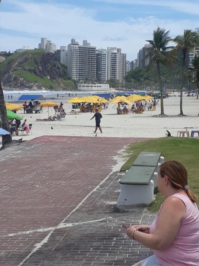 Apartamento Com Estacionamento, Wi-Fi, Ar Condicionado A 300 Metros Da Praia Da Enseada No Guaruja. Zewnętrze zdjęcie